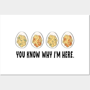 Funny Thanksgiving Deviled Eggs Posters and Art